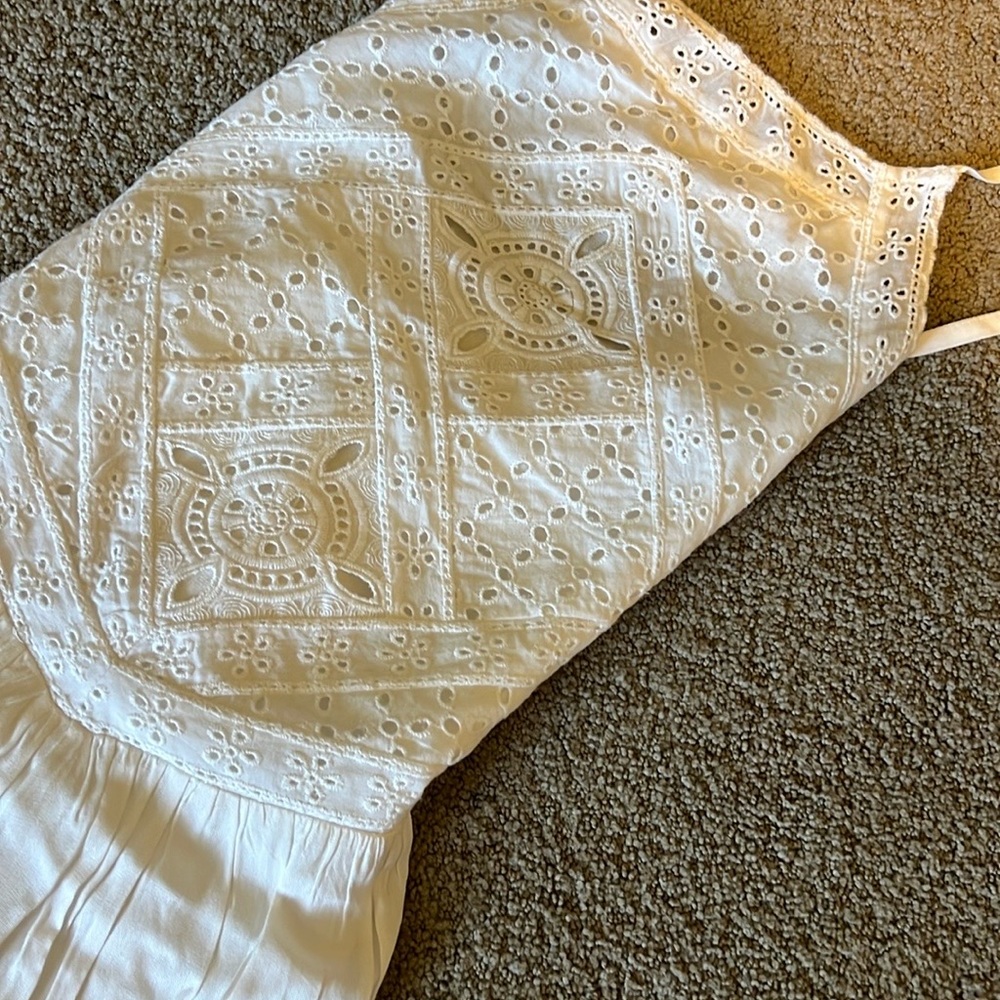 NWT Lulu's White Halter Mini Sundress - Picture 3 of 9